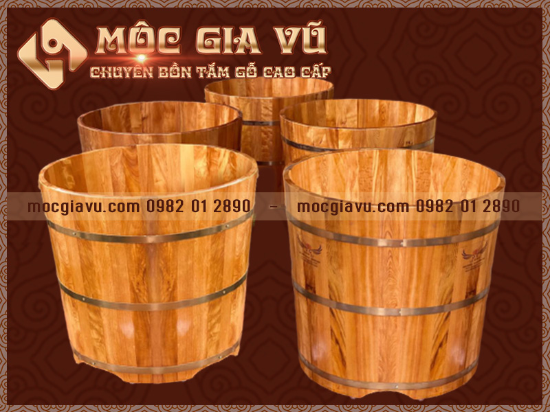 Bồn tắm gỗ cao cấp