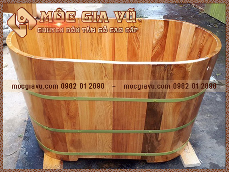 Bồn tắm gỗ thông giá rẻ cho gia đình