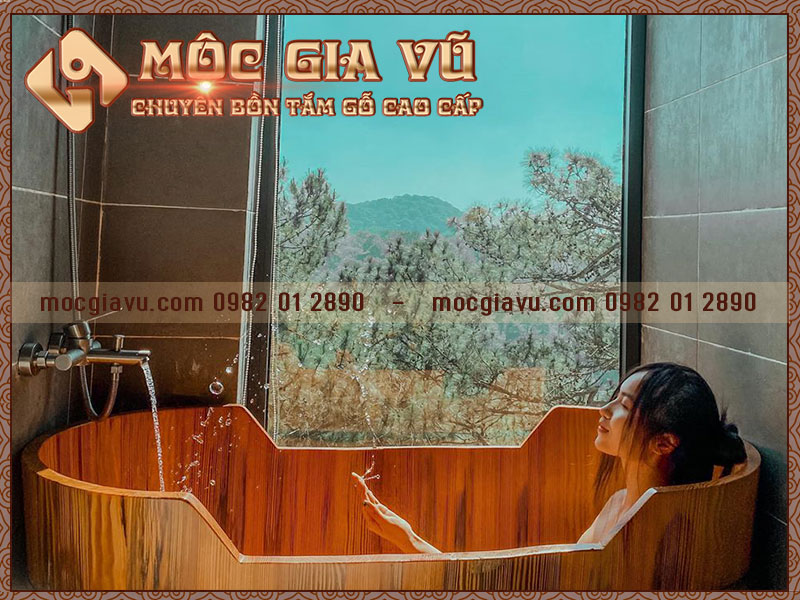 Bồn tắm gỗ có tuổi thọ trung bình từ 5 - 7 năm