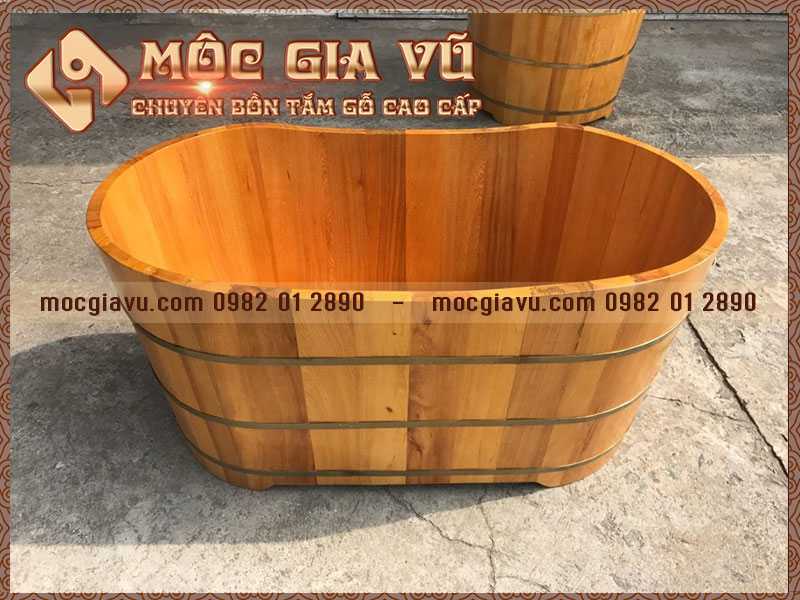 Bồn tắm gỗ mini