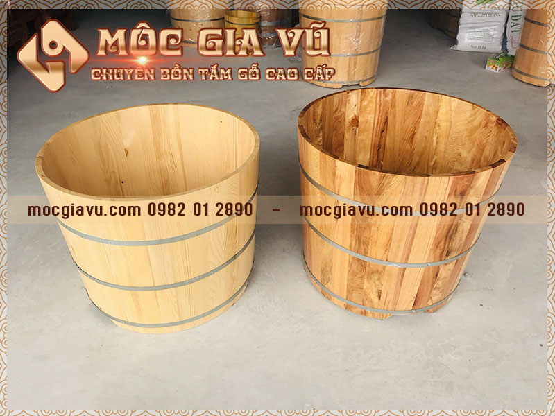 Bán thùng tắm gỗ thông giá rẻ tại Hà Nội